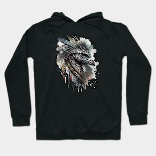 very detailed bird head focus with feathers Hoodie